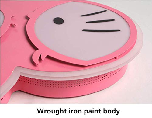 Lampe pépinière haut de gamme en acrylique rose 60cm avec système LED dimmable