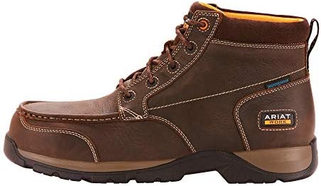 Ariat Work Men's EDGE LTE CHUKKA H2O Composite Toe Boot, dark brown, 10.5 D US | Image 2