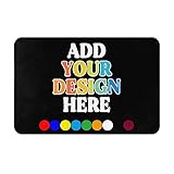 Your Message Here Custom Doormat, Personalized Door Mat Welcome Non Slip Rubber Backing Funny Door...