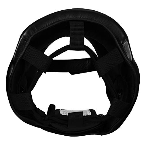 Title Classic Face Protector Headgear, Black, Youth #TOP4