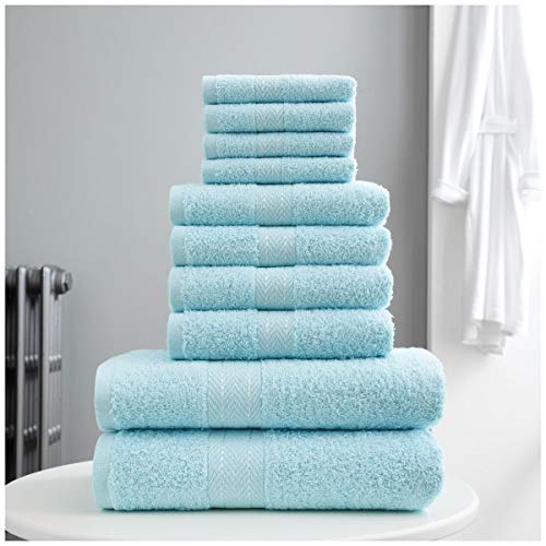 GC GAVENO CAVAILIA Soft Towels, 10 Piece Bathroom Towels Bale Set, Premium Quality Water Absorbent Towel