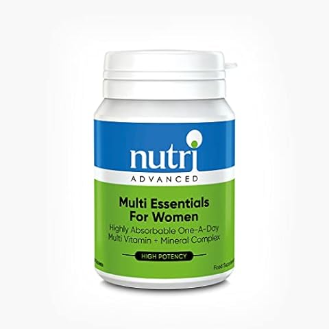 Nutri Advanced - Multi Essentials for Women Multivitamin with Iron - Vegetarian and Vegan - 30 Tablets Cover