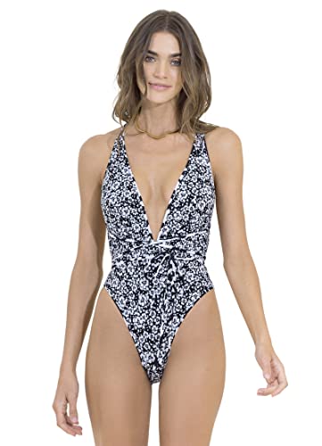 Maaji Womens One Piece Swimsuit, Black, Large Us #TOP4