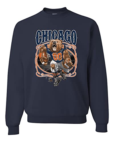 Wild Bobby Chicago Fan | CHI Hometown City Fantasy Football Sports Crewneck Sweatshirt