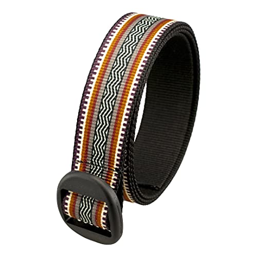 Thomas Bates Backpacker Patterned Web Belt with Polycarbonate Oval Slide3