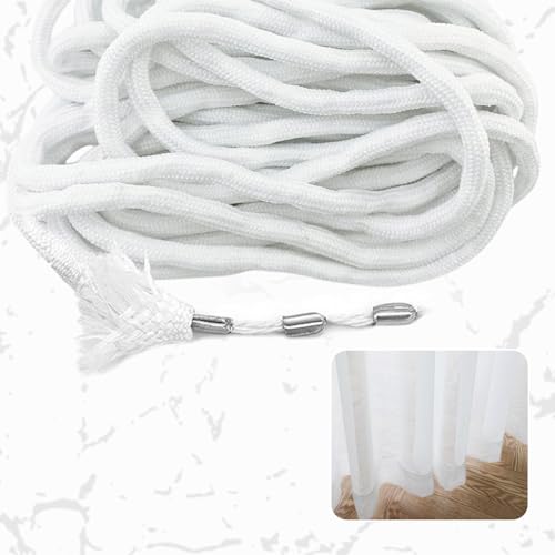 500g Bleiband für Gardinen 10m Beschwerer für Vorhänge BleiketteFügt Faltenwurf Hinzu Gardinenbeschwerer Unten perfekte Falten Gardinenstoffe Moskitonetz Outdoor Glatte Aufhängung (50g/m)