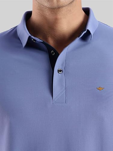 Image of STELLERS Men's Premium Polo T-Shirt Wrinkle Free Quick Dry Soft and Feather Touch Feel Regular Fit