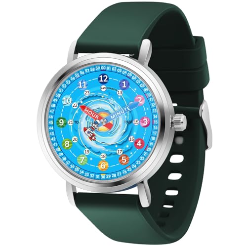 Blisshour Kids Watch - Analog Watches for Kid - Astronaut for Boys Girls Ages 7-10, 8-12, Learning Time Teaching Tool