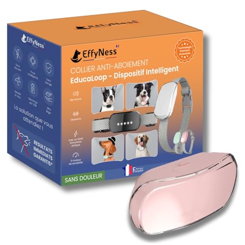 Collier Anti Aboiement Chien - Innovation 2025 : résultat Stop immédiat - Dressage Automatique - Réglable - 25 Niveaux - Rechargeable - sans Douleur -...
