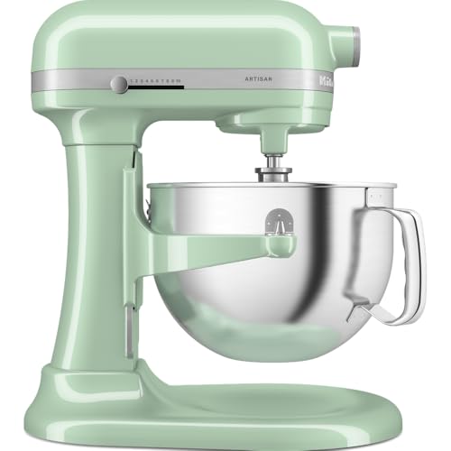 KitchenAid Robot de Cocina - Artisan - Robot de cocina multifunción con bol elevable - Con 5 accesorios - 5,6L - Pistachio