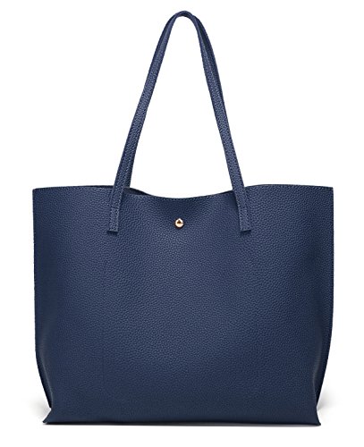 Image of Dreubea Women's Soft Faux Leather Tote Shoulder Bag from, Big Capacity Tassel Handbag