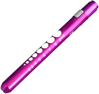 SEIWEI Pocket Pen Light Flashlight with Clip LED Penlight for Repairing, Camping and Training Course - Purple