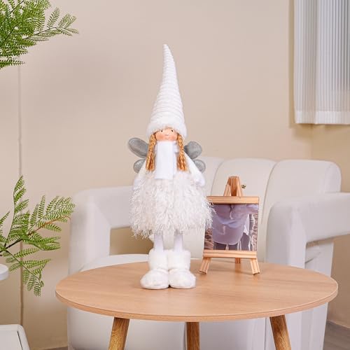 Dedrian11 Weihnachtsdekoration, handgefertigte Stoff-Engelspuppe,...