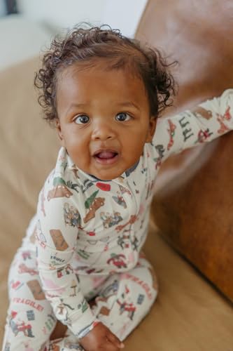Image of Copper Pearl Zip-Up Footie Baby Pajamas - Soft Newborn Onesies for Boys & Girls, Tag-Free with Two-Way Zipper Baby Sleepers for Newborn - 24 Months, A Christmas Story