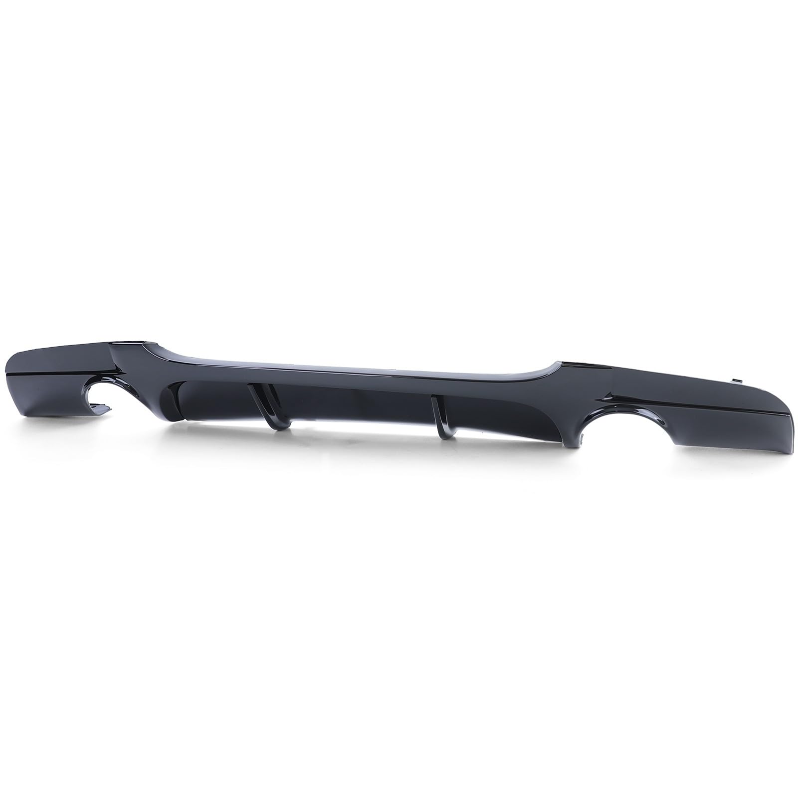 europetuning - 05984 - DIFFUSEUR Sport Double Sortie Noir Brillant Compatible BMW Serie 3 E90 E91 avec PARECHOCS M