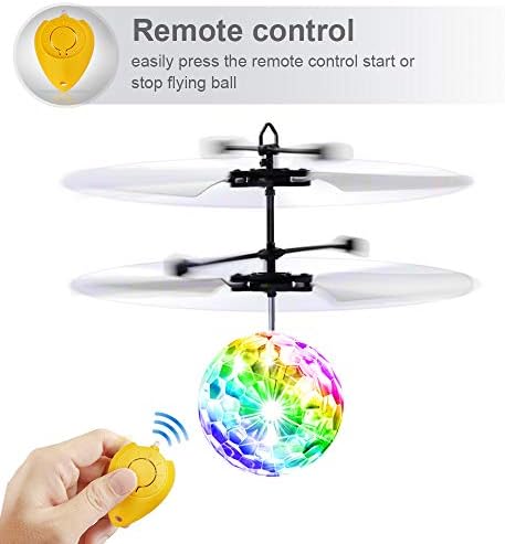 RC Flying Ball, Remote Control Mini Drone Helicopter Hover Airplane Toy for Kids 4-12 Years Old, Children Gadget Stocking Filler Birthday Xmas Gift Present for Boy Girl Teenager Indoor Outdoor Game