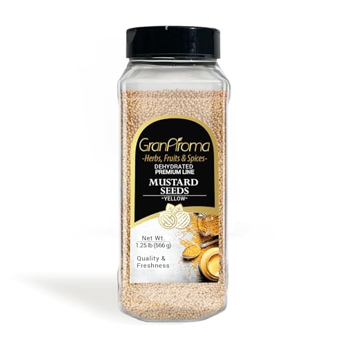 GranAroma Yellow Mustard Seeds, 1.25 Pound
