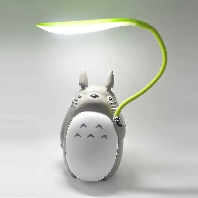 Lampe de bureau Totoro USB rechargeable - Veilleuse LED Chinchilla Blanc