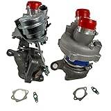 BST BSSP Twin Turbos Turbocharger RH&LH Compatible with 2011-2012 FORD F-150 3.5L Turbo EcoBoost CL3Z6K682C CL3Z6K682D CL3Z-6K682-D