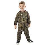 Trailcrest Infant - Toddler Cotton Camo Long Sleeve T-Shirt and Long Pants Set, 3T