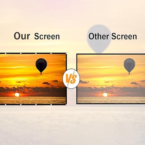 Pantalla de proyector plegable portátil 150 pulgadas 16:9 miniatura 3