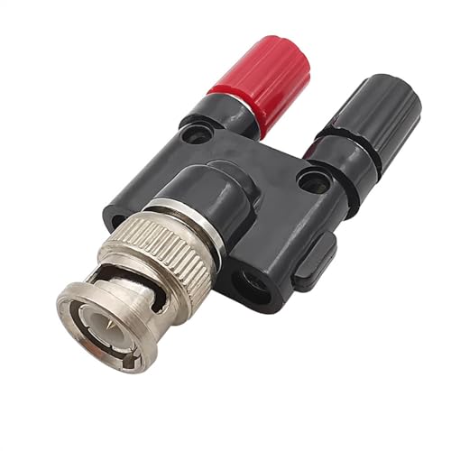 Prise mâle vers double banane 4mm adaptateur répartiteur coaxial RF