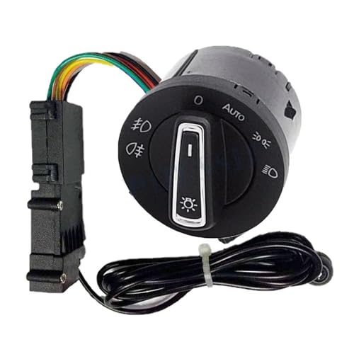 Interruptor de Faros para VW Tiguan 2020 y Touran 2018 con Sensor de Luz Automático y Perilla