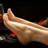 Realista pies de las muchachas hermosas: los dedos de los pies son suaves y libres de moverse, las plantas de los pies son naturalmente sangrienta, la incorporada en el material de polímero es perfundido con diseño del hueso, los pies son delicados y delicada, y la visión y el tacto son los mismos como personas reales.