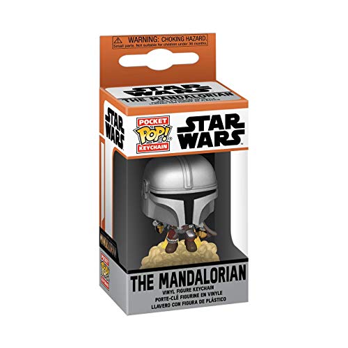 FUNKO POP! KEYCHAIN: Star Wars - The Mandalorian - Mando with Blaster - Image 3