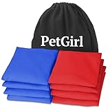 PetGirl Cornhole Bags Premium Weather Duckcloth Cornhole Bean Bags Cornholebags Set of 8 Regulation