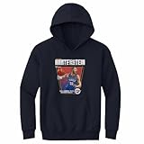 500 LEVEL Isaiah Hartenstein Oklahoma City Thunder Youth Hoodie Sweatshirt - Isaiah Hartenstein Oklahoma City Thunder Premiere WHT (Navy, Medium)