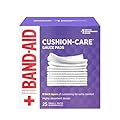 Band-Aid Brand Absorbent Cushion Care Sterile Square Gauze Pads for First Aid Protection of Minor Cut, Scrapes & Burns, Non-Adhesive, Wound Care Dressing Pads, Small, 2 in x 2 in, 3 Pack