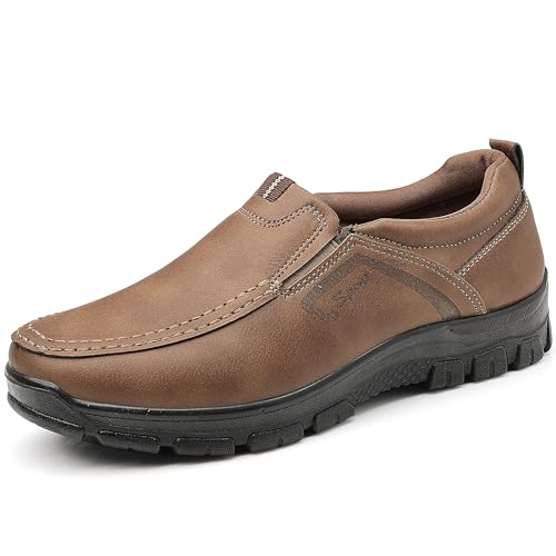 Image of COSIDRAM Men's Slip-On Loafers Casual Lightweight Walking Shoes Daily Wear