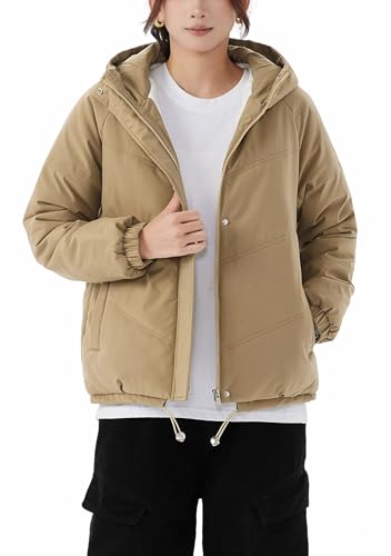 50% Off JiangWu Women's Warm Winter Hooded Fleece Jacket