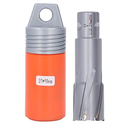 Fraise en carbure pour plaque en acier avec mèche creuse durable 27 mm