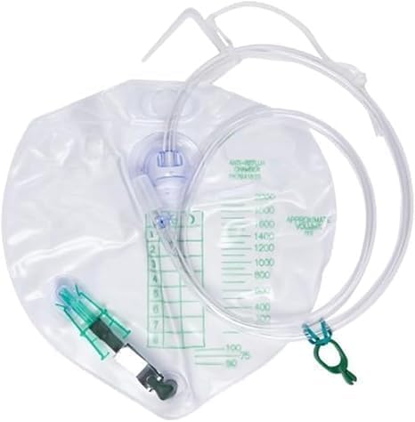 154002 Drainage Bag with Anti-Reflux Chamber 2000mL