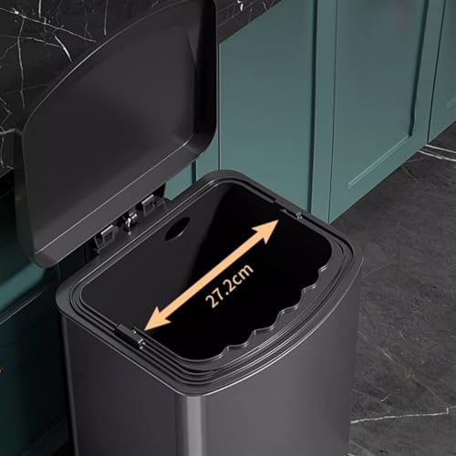 Cubo de basura de acero inoxidable con pedal y cubo interior extraíble de 7 a 18L 8