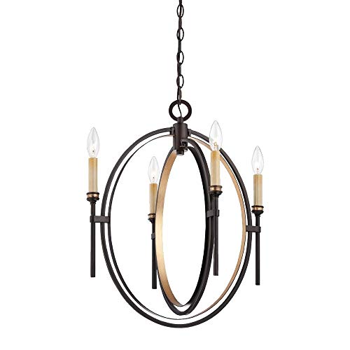 Black Friday Clearance Eurofase 25646-016 Infinity Metal Framework with Beach Underlings Round Chandelier, 4-Light 240 Total Watts, 23H x 19Dia, Oil Rubbed Bronze Super Cheap 🛒 Eurofase 25646-016 Infinity Metal Framework with Beach Underlings Round Chandelier, 4-Light 240 Total Watts, 23H x 19Dia, Oil Rubbed Bronze