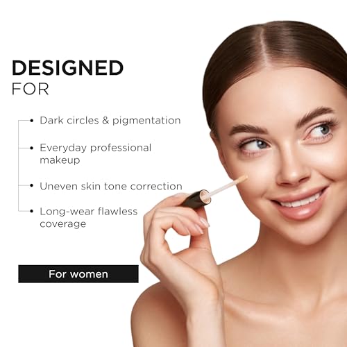 Image of Oshea Colors Skin Perfect High Coverage Cream Based Concealer | Blends Easily & Cover Spots with Natural & Matte Finish | Enriched with Vitamin E & Shea Butter - (Caramel) 4ml