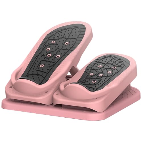 Mini stepper sous le bureau réglable appareil exercice jambes maison avec pédales antidérapantes