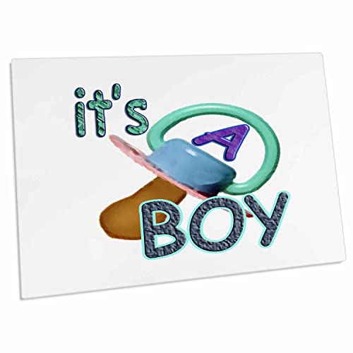 Pad para escritorio 3dRose Its a Boy 23x16 pulgadas