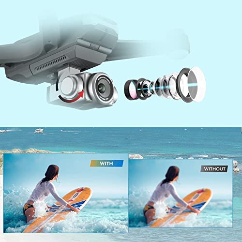 HEROWEN Drone com câmera 4K para adultos, F11 GPS Drone de câmera FPV de 5Ghz, quadcopter RC para in