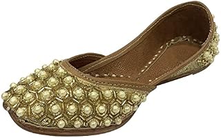 Ethnic Punjabi Mojari Juttis for Girls Toddler/Little Kid/Big Kid Ballerina Flat Shoes Jooti jutties