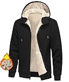 Klassische Winter Hoodies Kapuzenpullover für Herren, design mit einfarbigem stil, geeignet für Camping, Joggen, Skifahren, Angeln und Freizeitaktivitäten