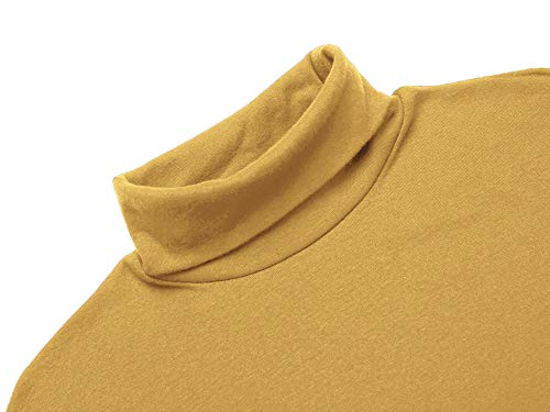 Image of Poriff Men's Casual Slim Fit Basic Tops Knitted Thermal Turtleneck Pullover Sweater