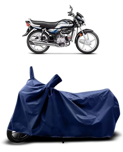 Image of CoverRide Bike Cover Waterproof Heavy Duty - All Weather Dustproof UV Protection Bike Cover for Hero HF Deluxe Outdoor Indoor Use with Windproof Buckle