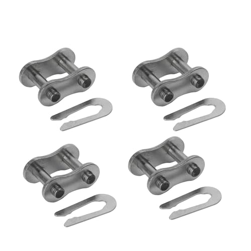 Jeremywell 50 SS Stainless Steel Roller Chain Connecting Link (4PCS)