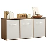 アイリスオーヤマ 【セット買い】 カラーボックス インナーボックス セット 3段 収納ボックス本棚 アッシュブラウン CX-3 インナーボックス 横置き ホワイト FIB-27R