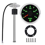 KAOLALI Marine Fuel Gauge Level Fuel Gauge Sending Unit for Boat Fuel Sender Stainless Steel Truck Car and Fuel Water Gauge Sending 240-33 ohms 19