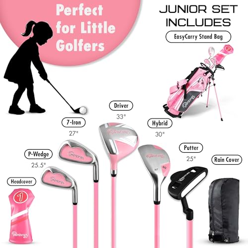 Kids Golf Club Set with Stand Bag for Toddlers 34–38 Inches